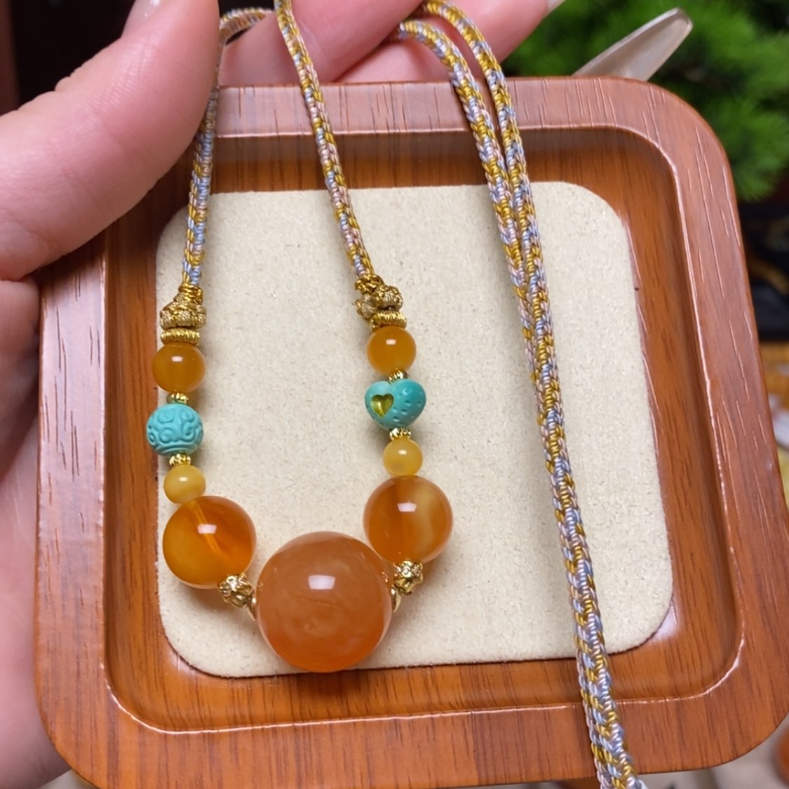 【闪购商品】蜜蜡颈饰未镶嵌项链