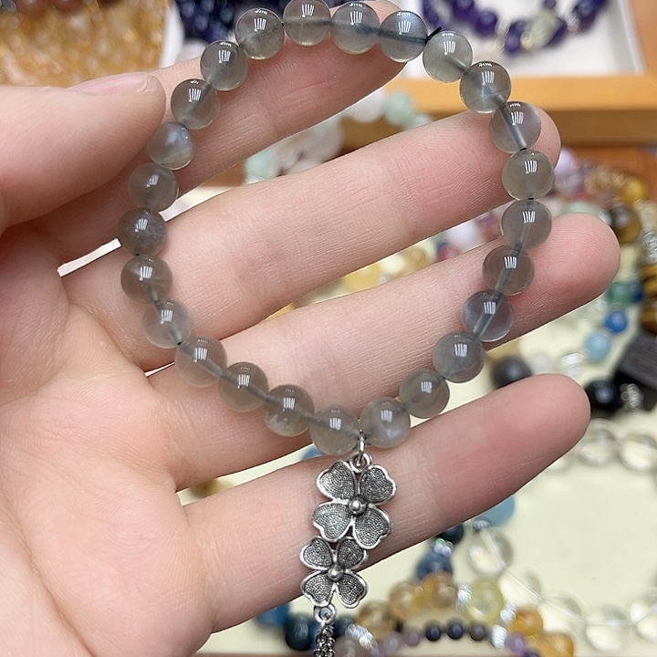 水晶手链未镶嵌骨干月光