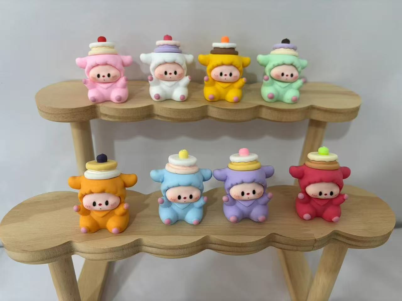 磨砂手感漆噜噜狗diy树脂摆件