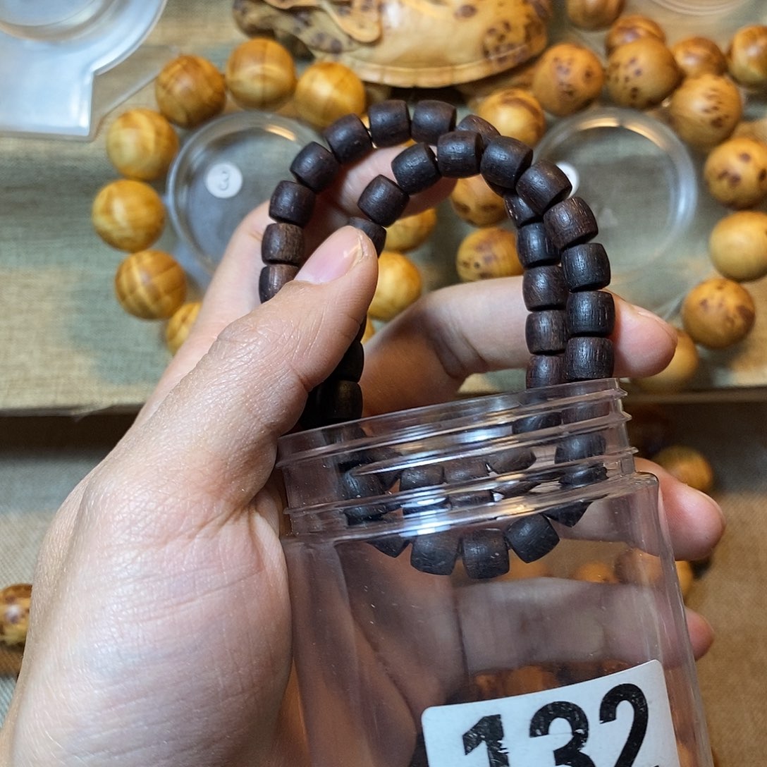 柏木（崖柏）刘*降真香桶珠-132