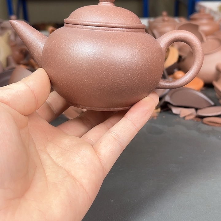 茶壶紫砂许娟底槽清全手小水平