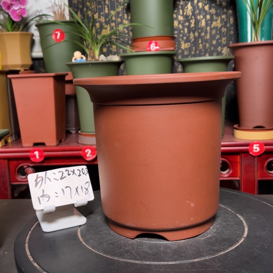 紫砂花盆紫砂花盆