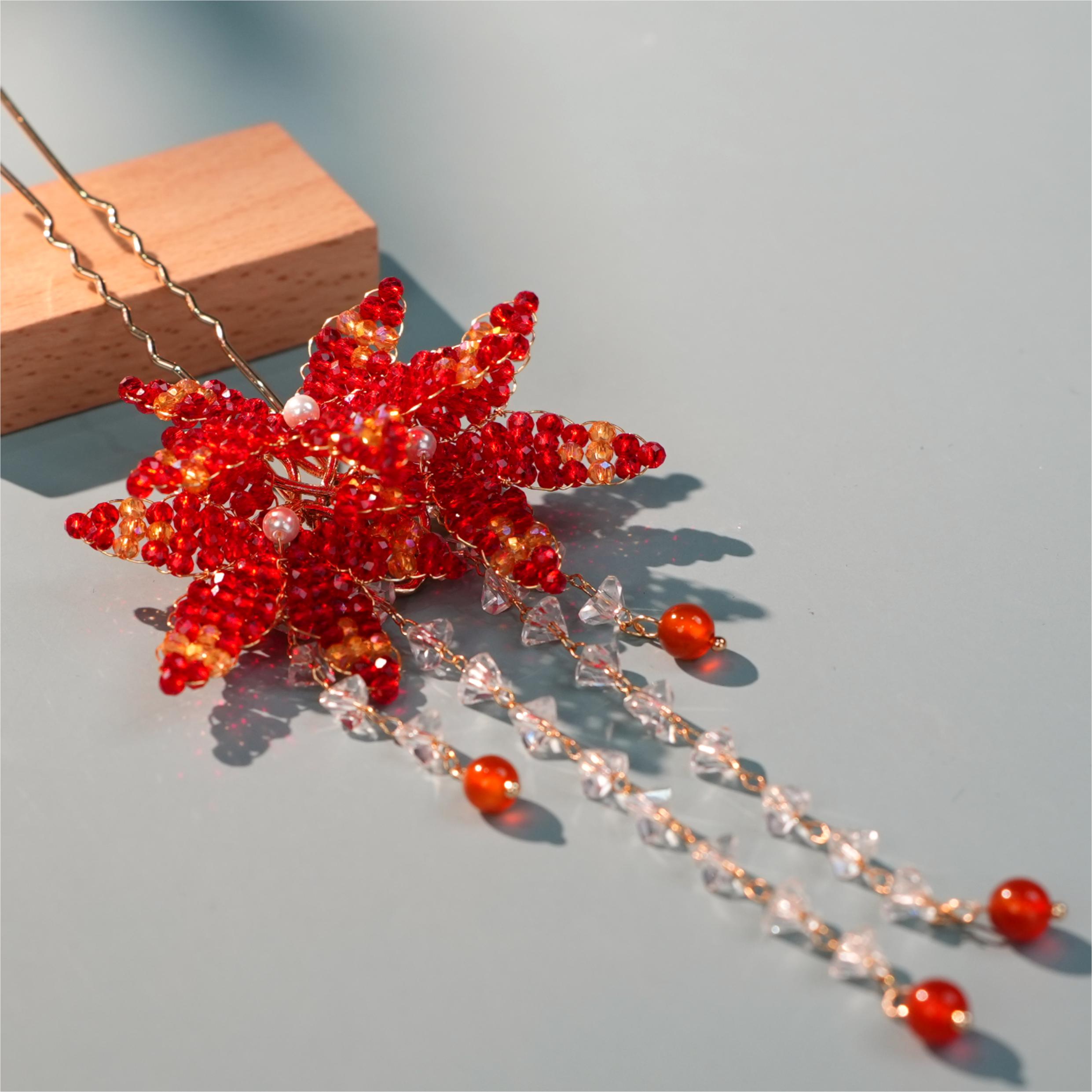 古悦倾城【峤栖小钗】古风汉服发饰