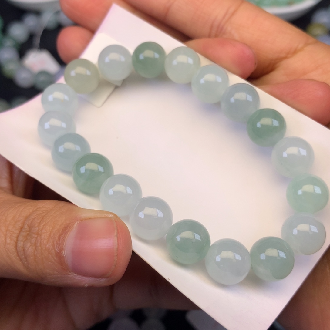 翡翠未镶嵌颈饰天然缅甸翡翠A货卡10