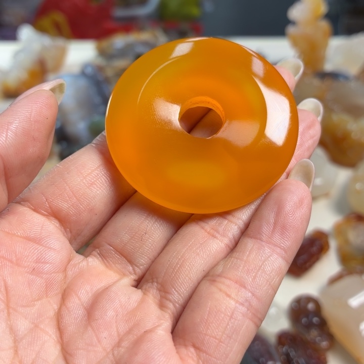 玛瑙/玉髓未镶嵌吊坠(不含链)