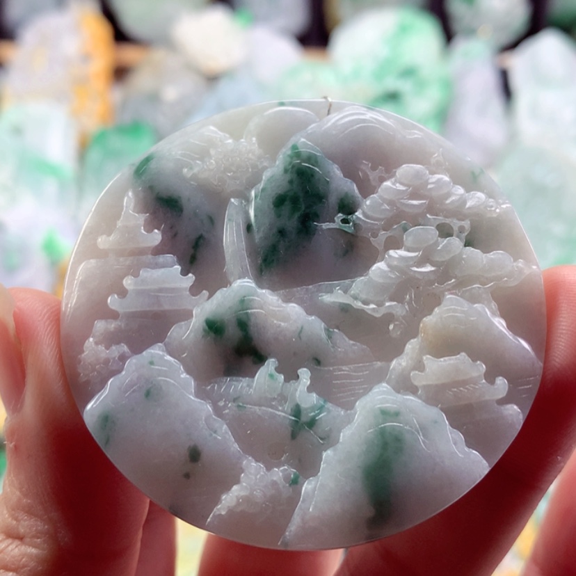 【闪购商品】翡翠吊坠(不含链)未镶嵌