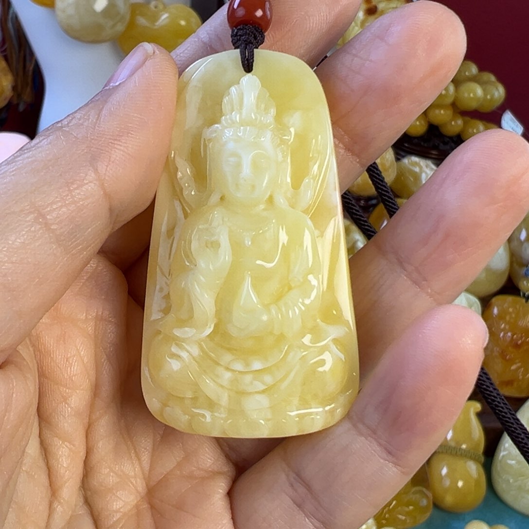 蜜蜡吊坠(赠链)未镶嵌