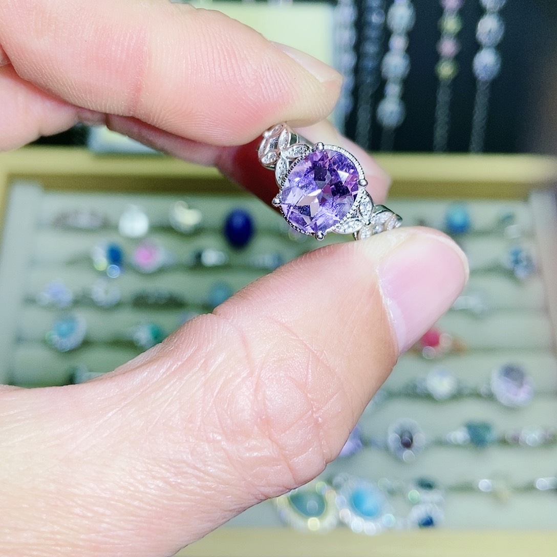 【闪购商品】未镶嵌戒指紫晶