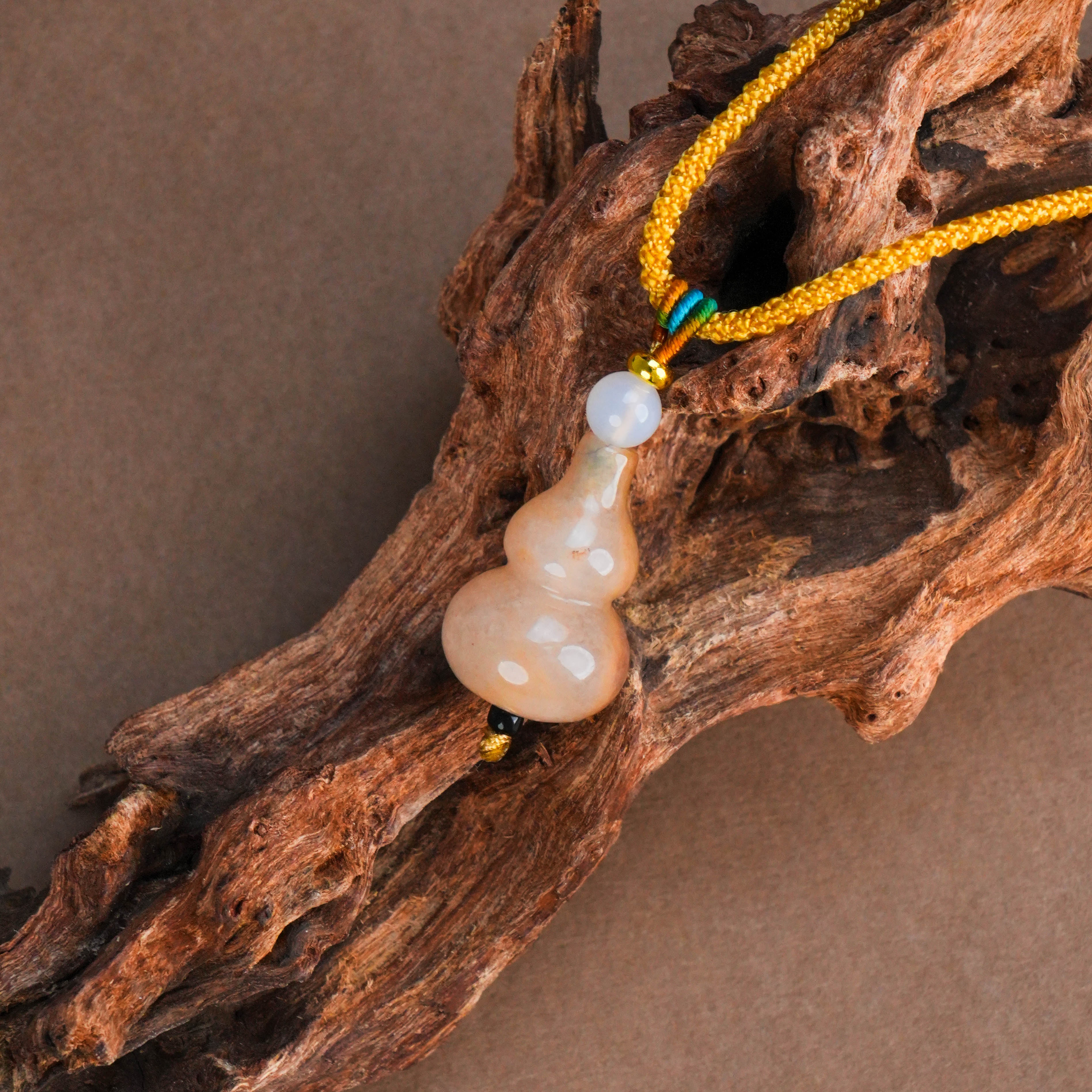 Y-742 天然紫罗兰吉祥葫芦吊坠 【配绳】