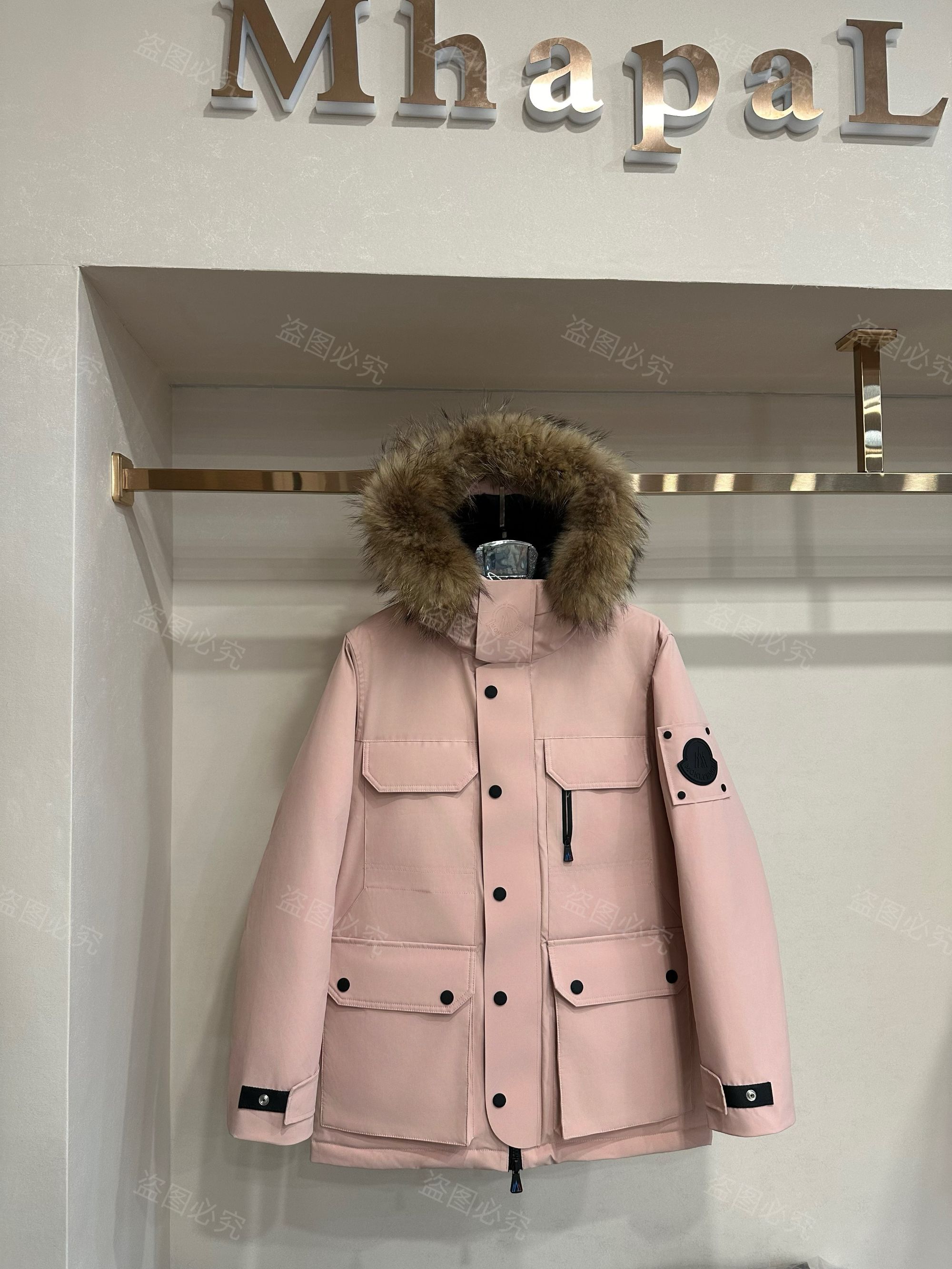 【Tina】极寒系列24年新款派克服男女同款貉子毛加厚外套78777