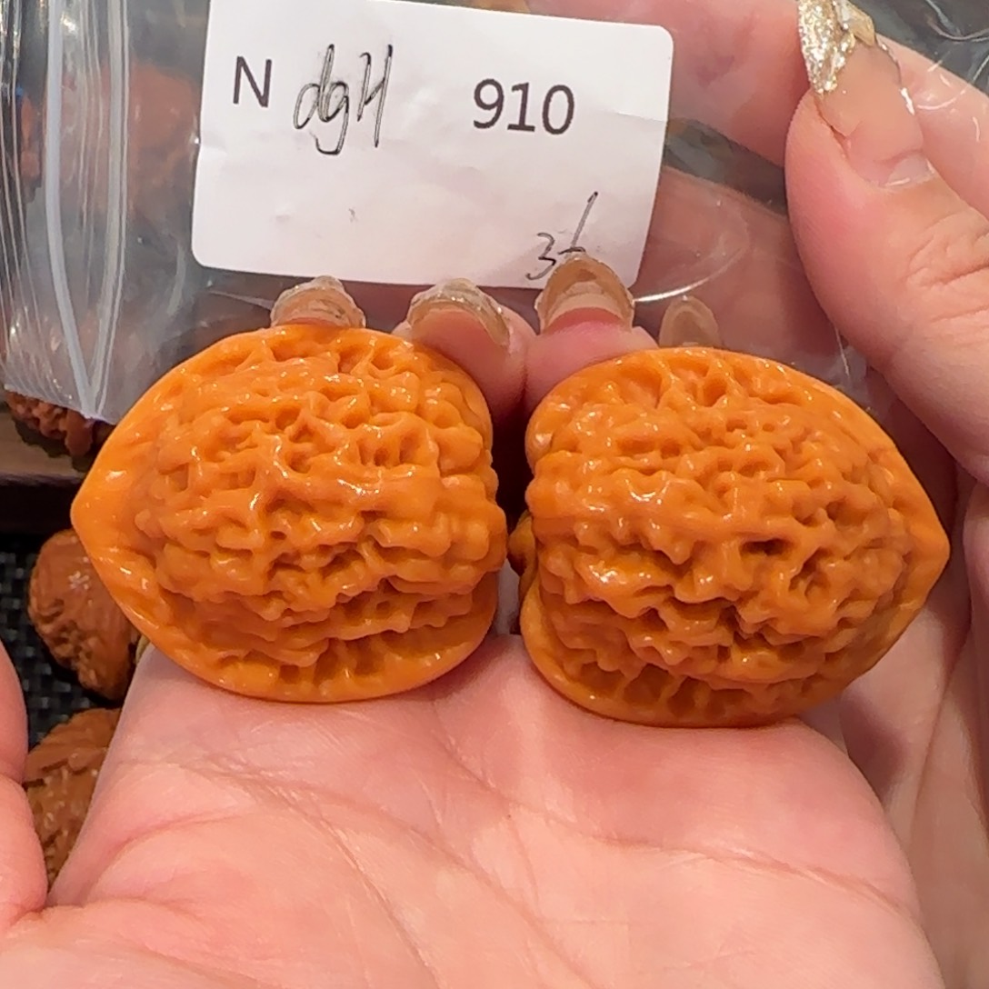 桃核吊坠李*官帽36精品