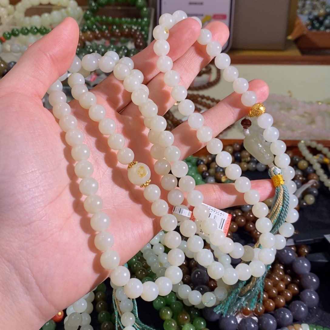 和田玉手链未镶嵌