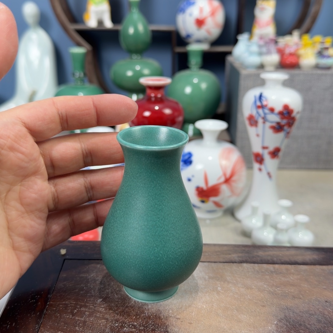 陶瓷手工小花器摆件