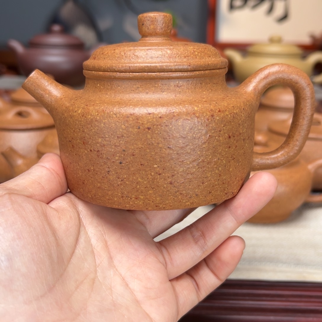 紫砂茶壶梨皮黄的240