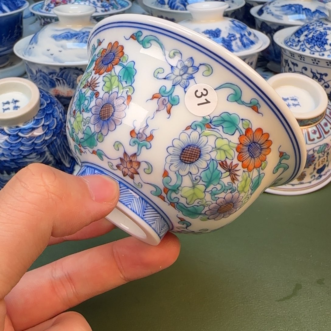 彦祖纯手工手绘茶具31