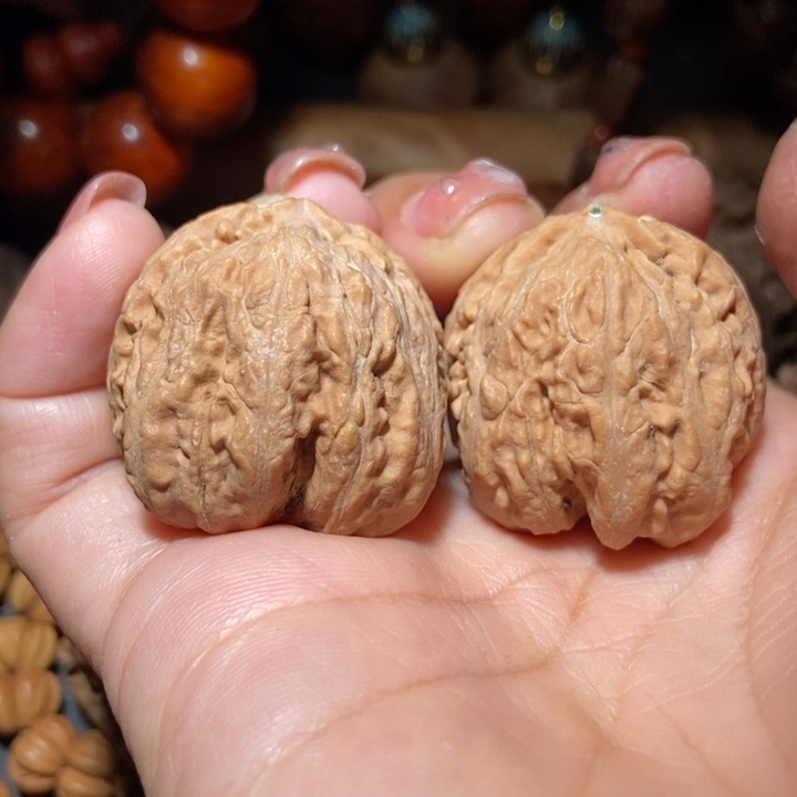 把件文玩核桃东北楸子小雪122