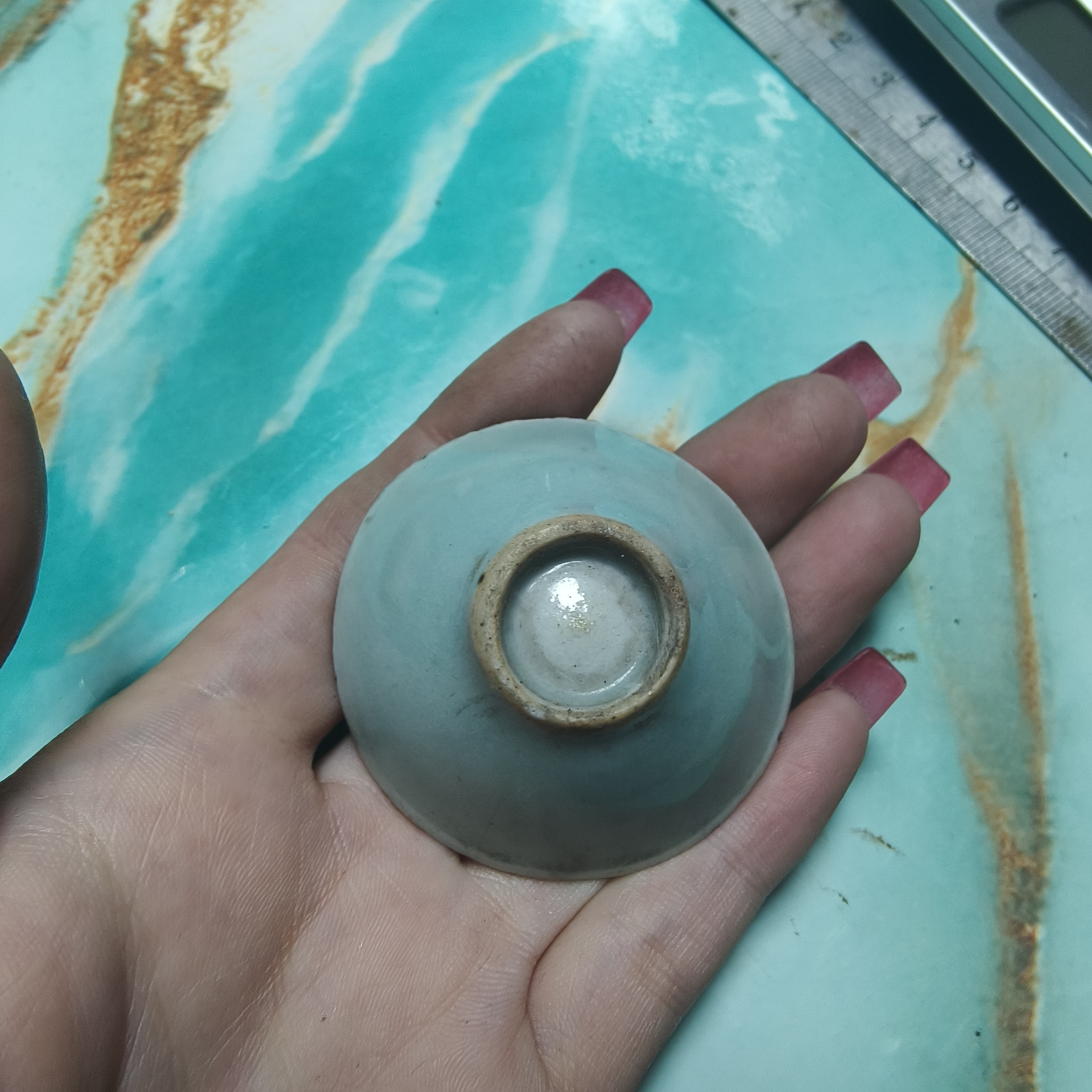 SCS55558清中期豆青釉碗陶瓷