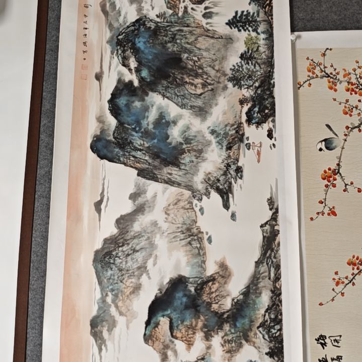 国画贾海瑞老师现场定制