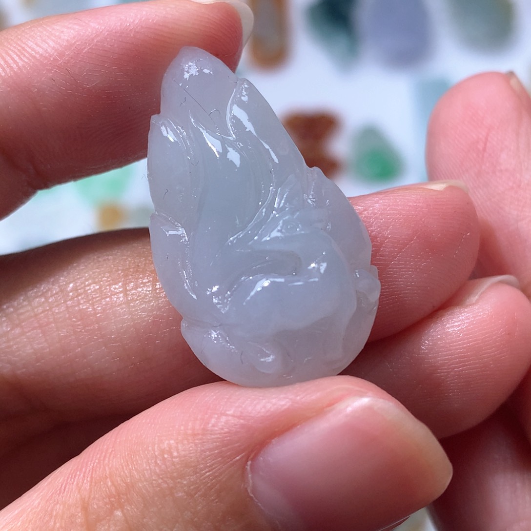 未镶嵌定制翡翠九尾