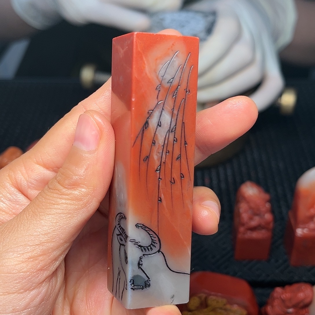 昌化石印石这种现象很明显可以