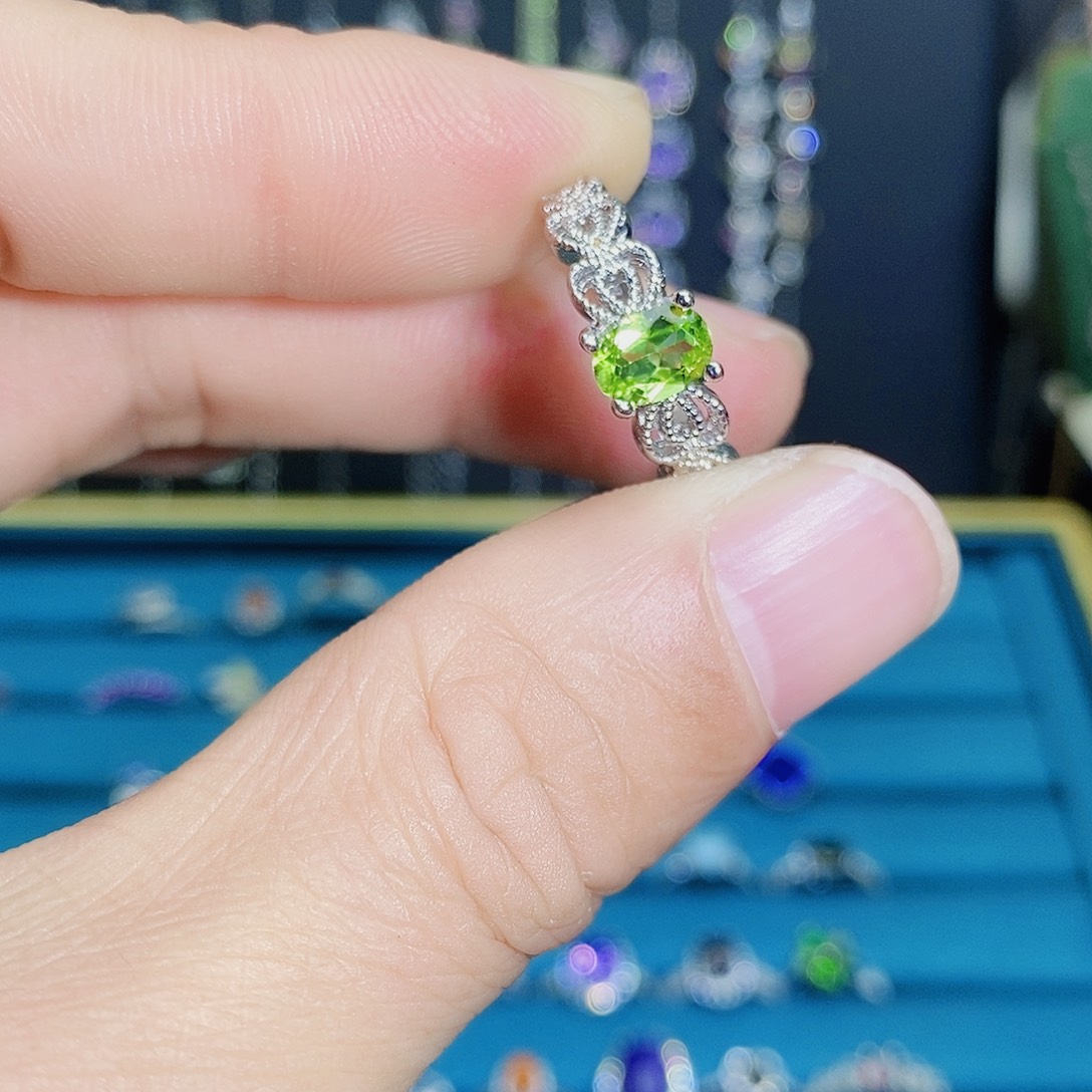 紫晶珠宝半成品银S925镶嵌