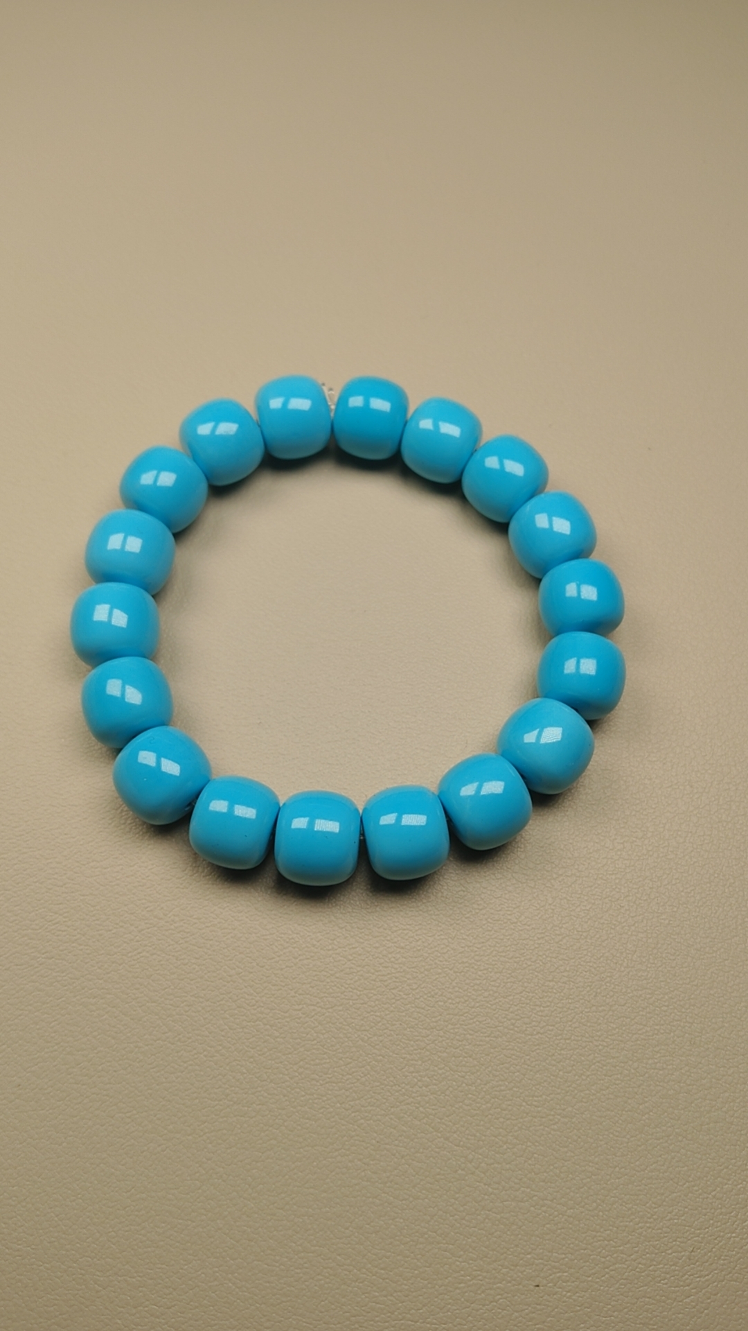 原矿天然高瓷蓝手串