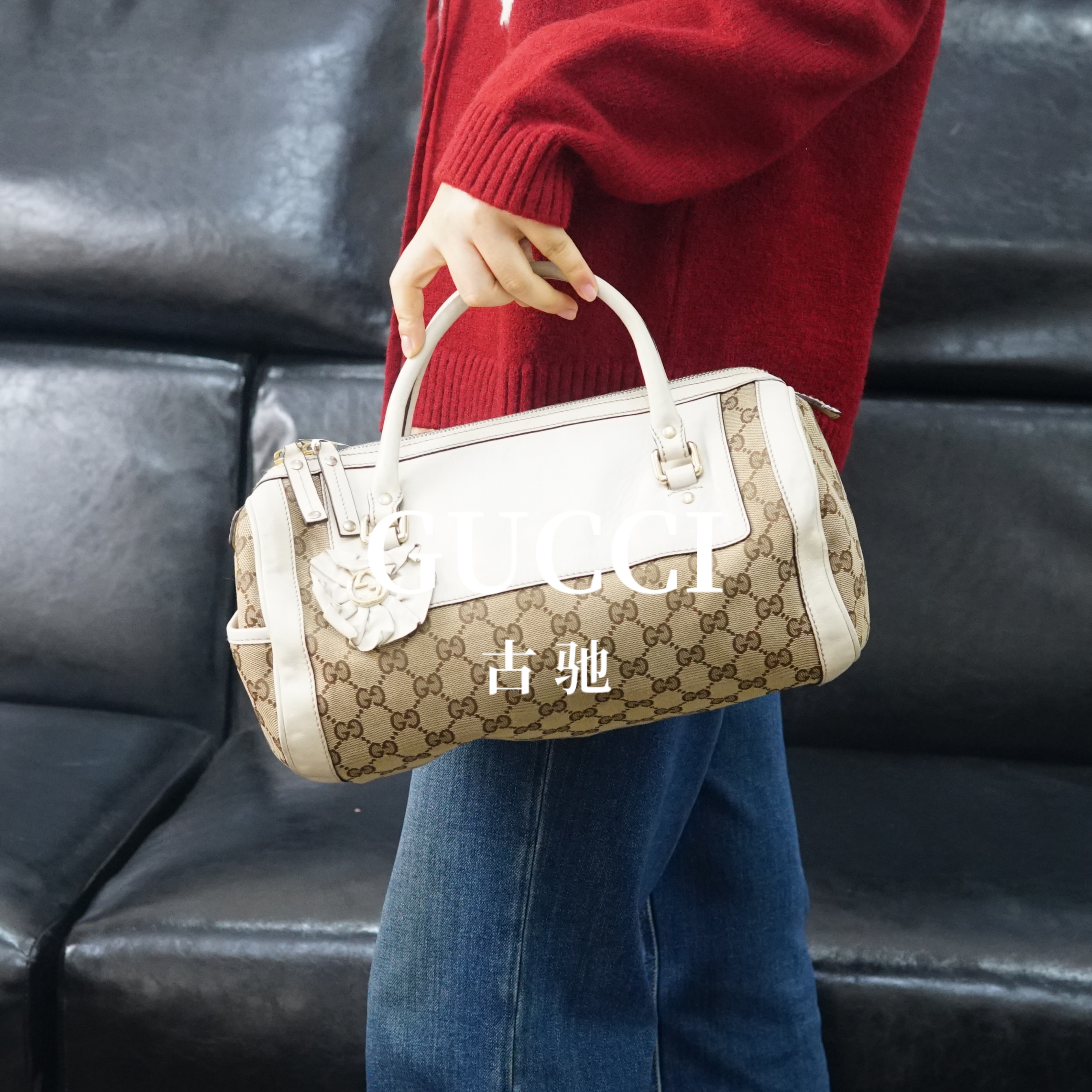 95新 GUCCI/古驰 老花单肩包/FYSC01521020/1020