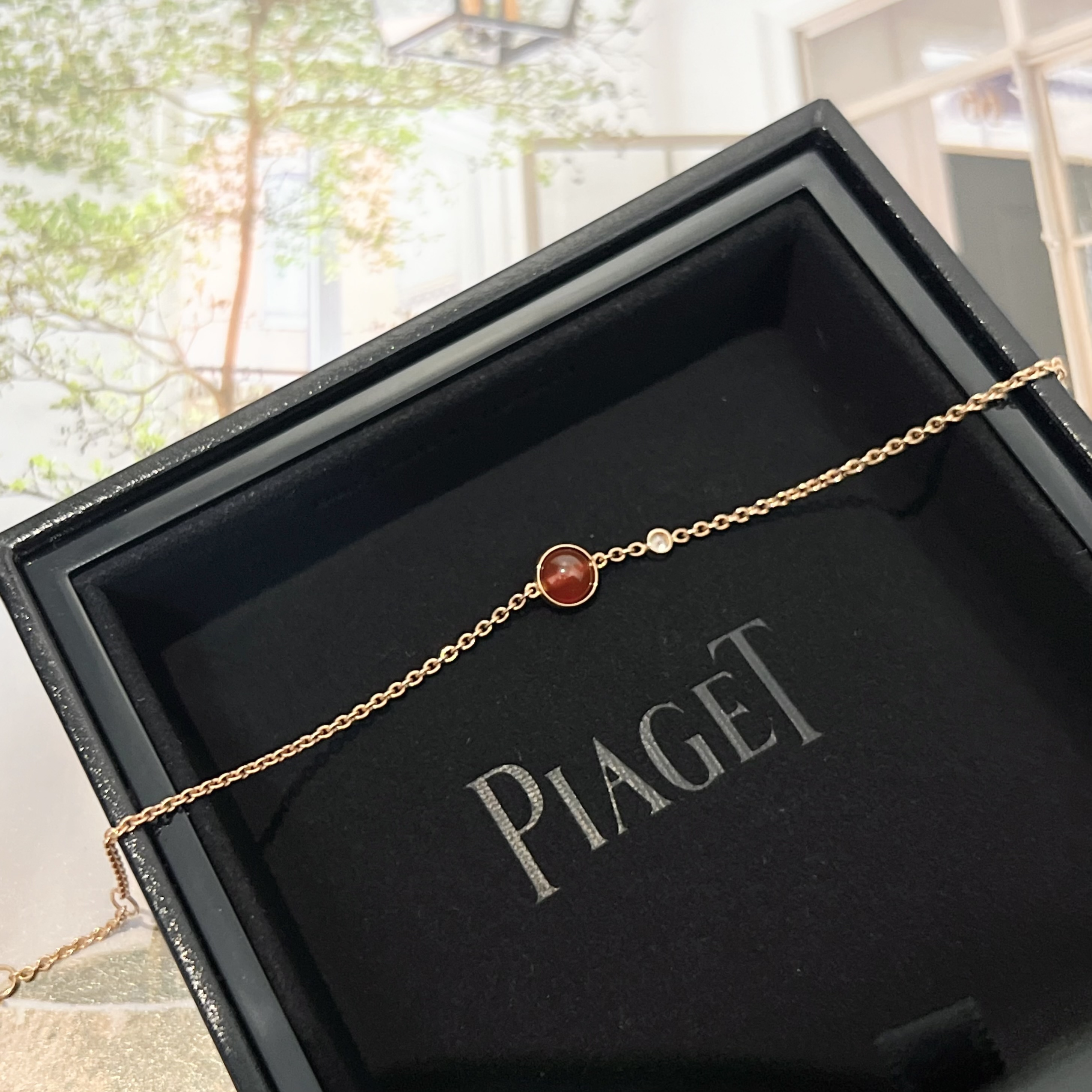 99新 Piaget/伯爵 蔚蓝/18K时来运转 手链