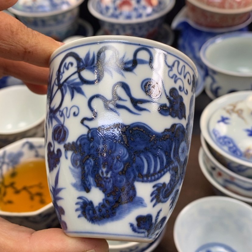 【闪购商品】景德镇青花主人杯