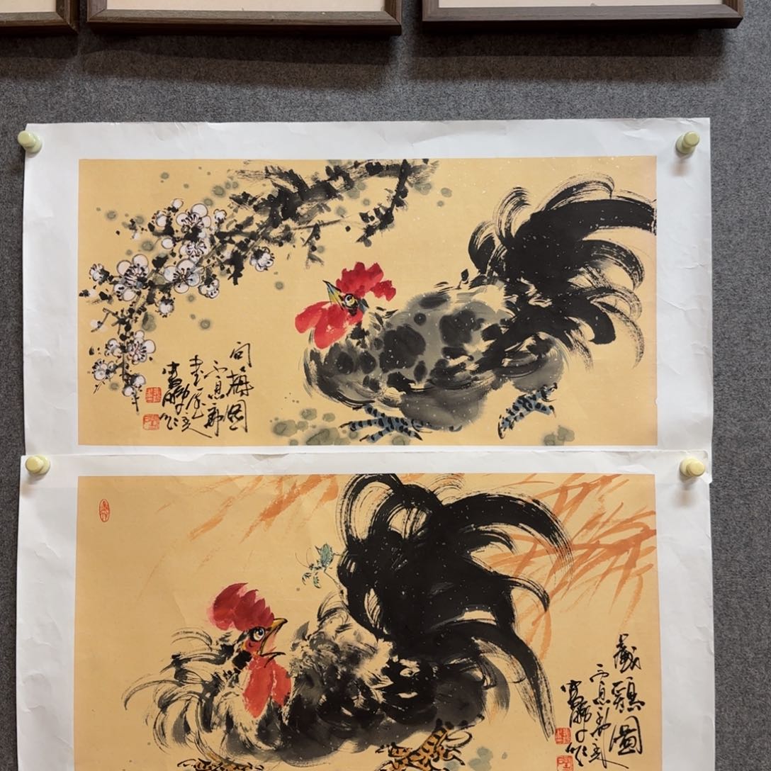 国画静***Azz娄鹏老师手绘作品