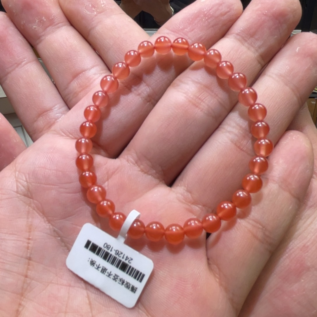 南红玛瑙单圈未镶嵌5mm➕小庄冰粉