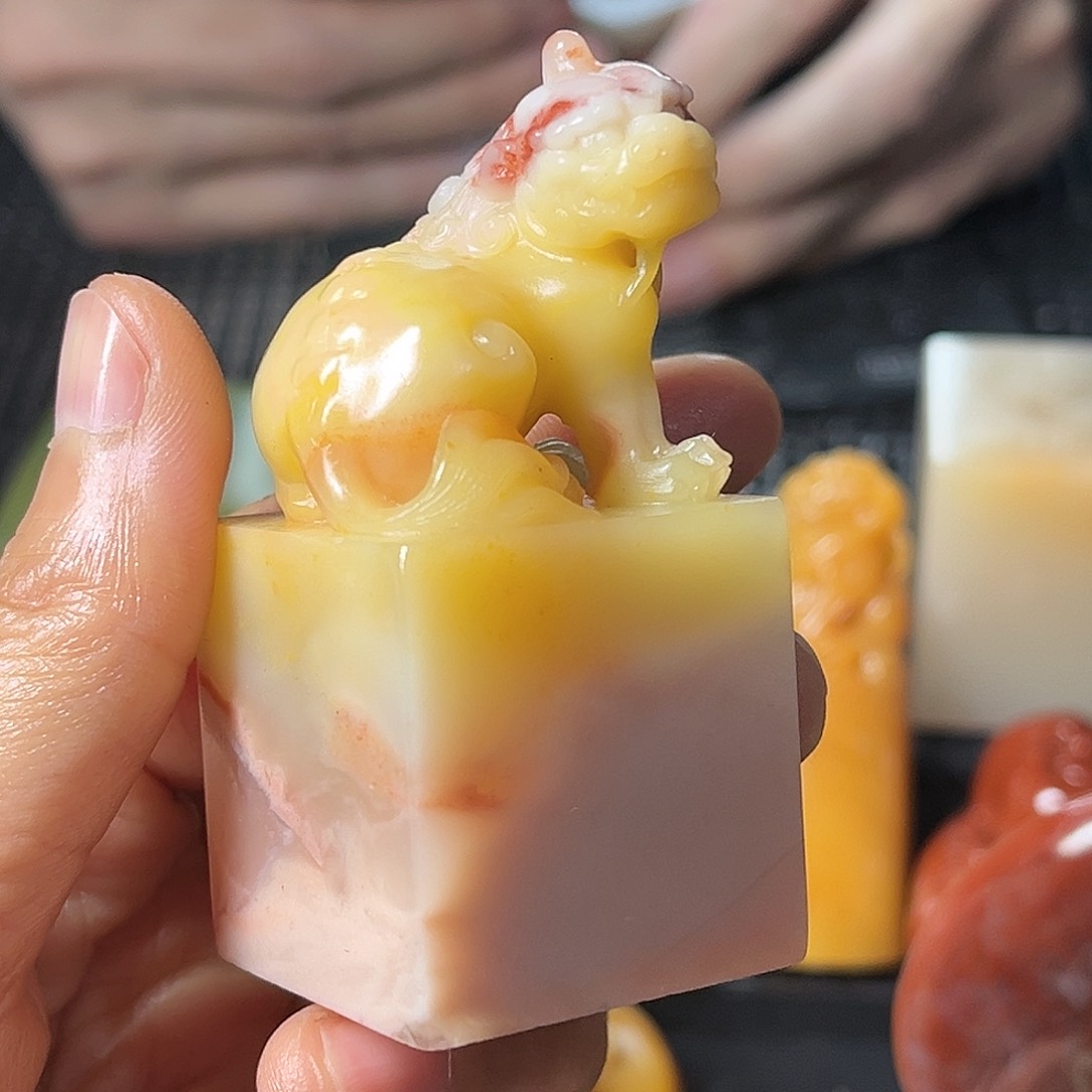 寿山石印石这个点睡起来