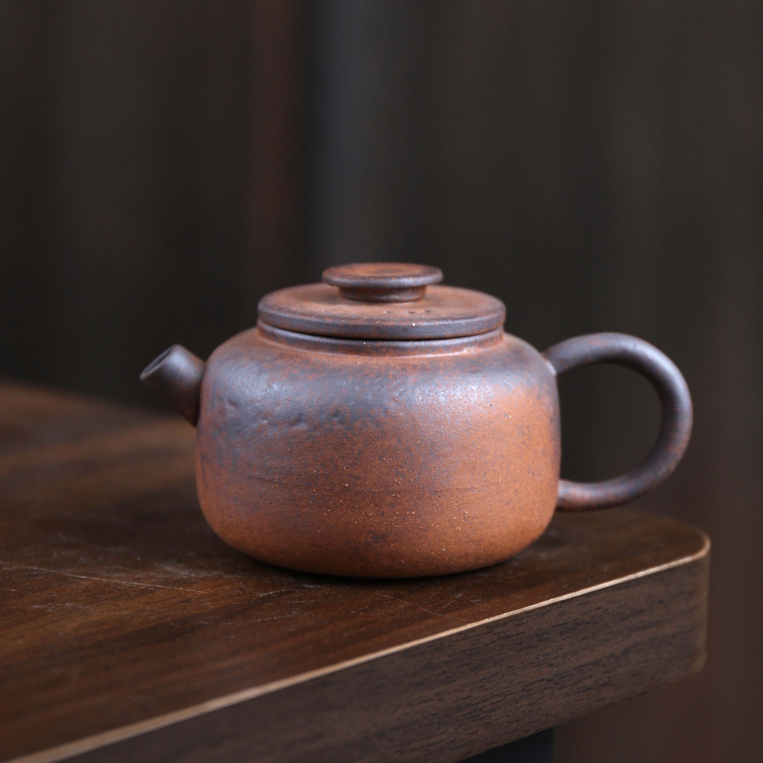 【老岩泥】粗陶德钟壶.1626.粗陶老岩泥中式茶壶泡茶器
