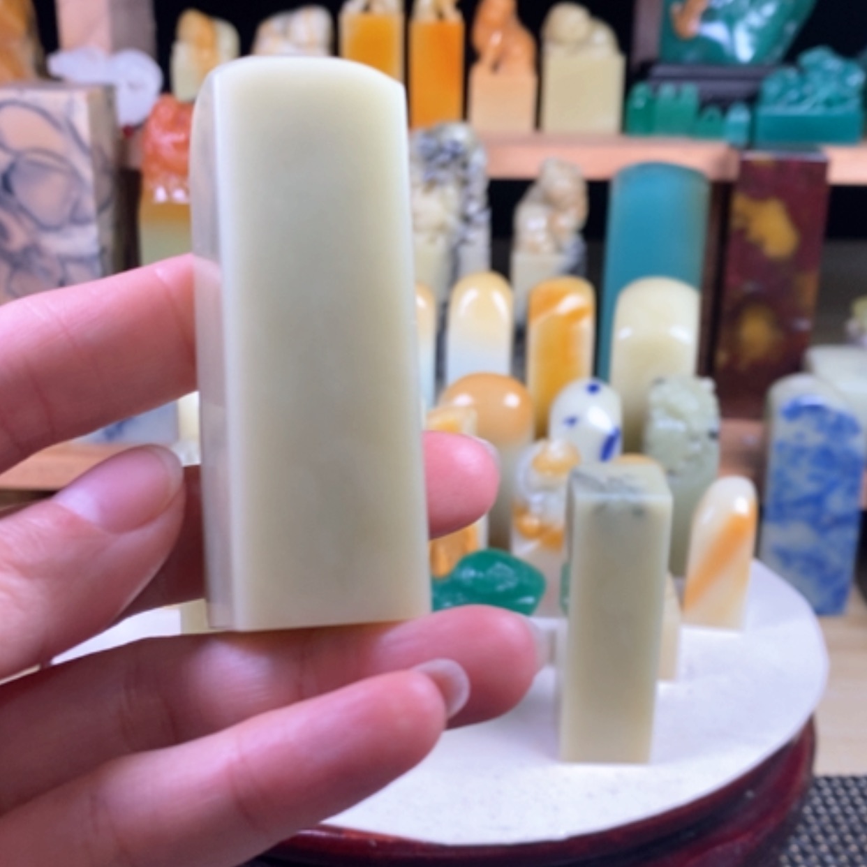 【闪购商品】青田石国*国封门青………..