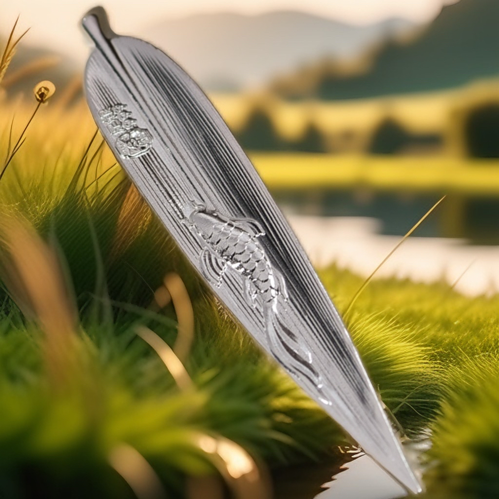 足银银制品 银叶子竹叶枫叶榉树叶手工素款泡茶纯银煮茶配件实心