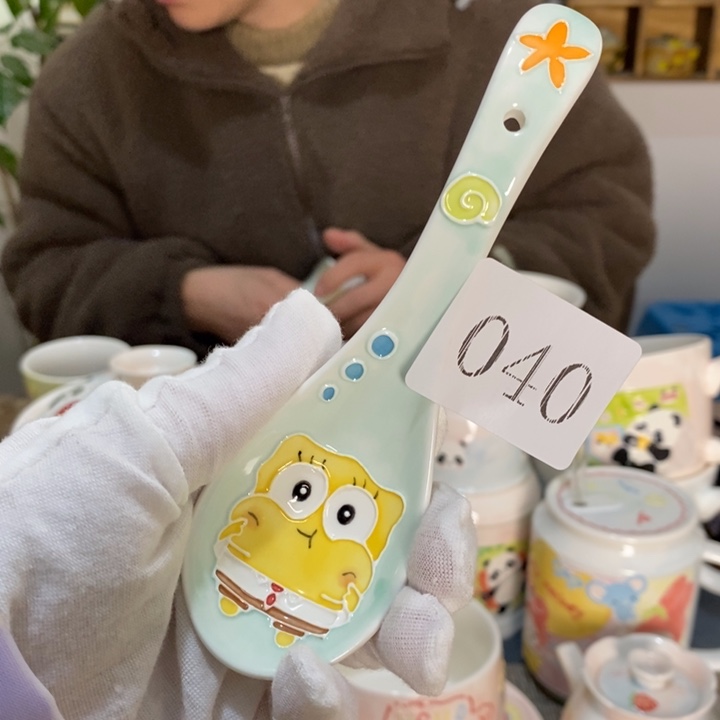 杯景德镇釉下彩手绘