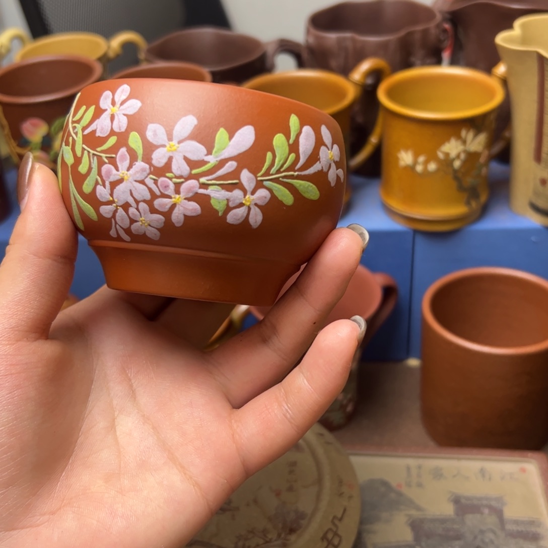 紫砂茶案紫砂主人杯150c c