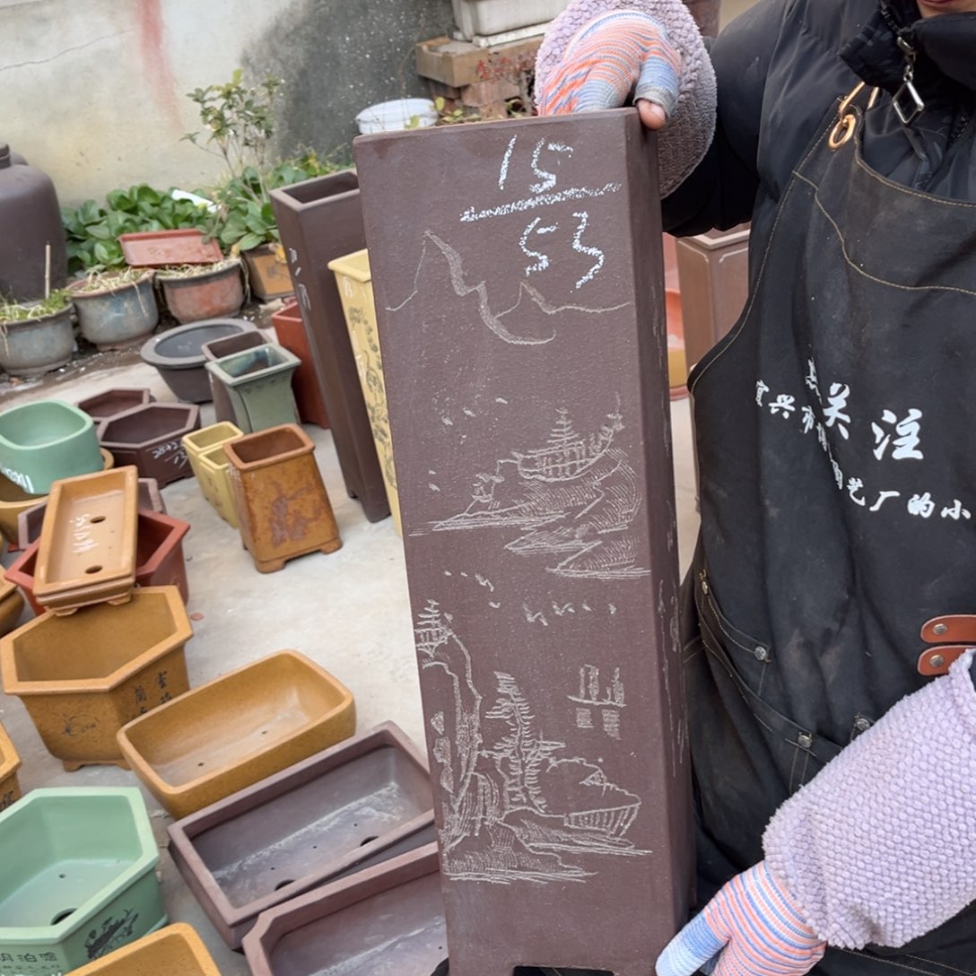 紫砂花盆盆景艺术