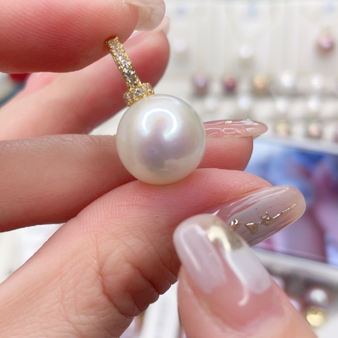 淡水珍珠未镶嵌吊坠(赠链)