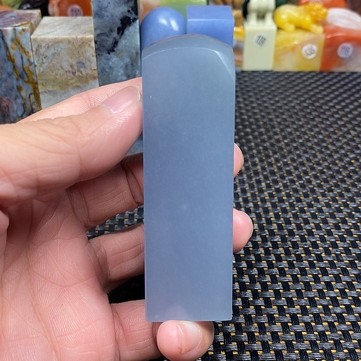 青田石印石云南西峡蓝