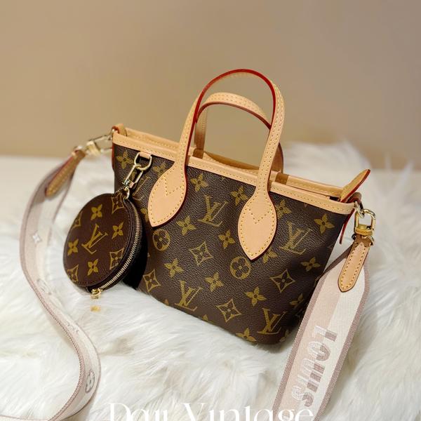 大吉中古/Lv老花neverfullbb手提斜挎包
