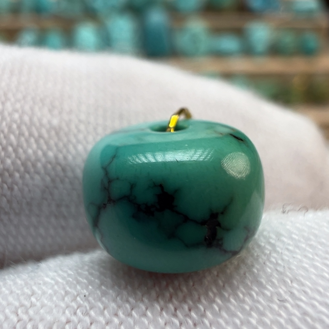 绿松石未镶嵌配饰9.3*6.4