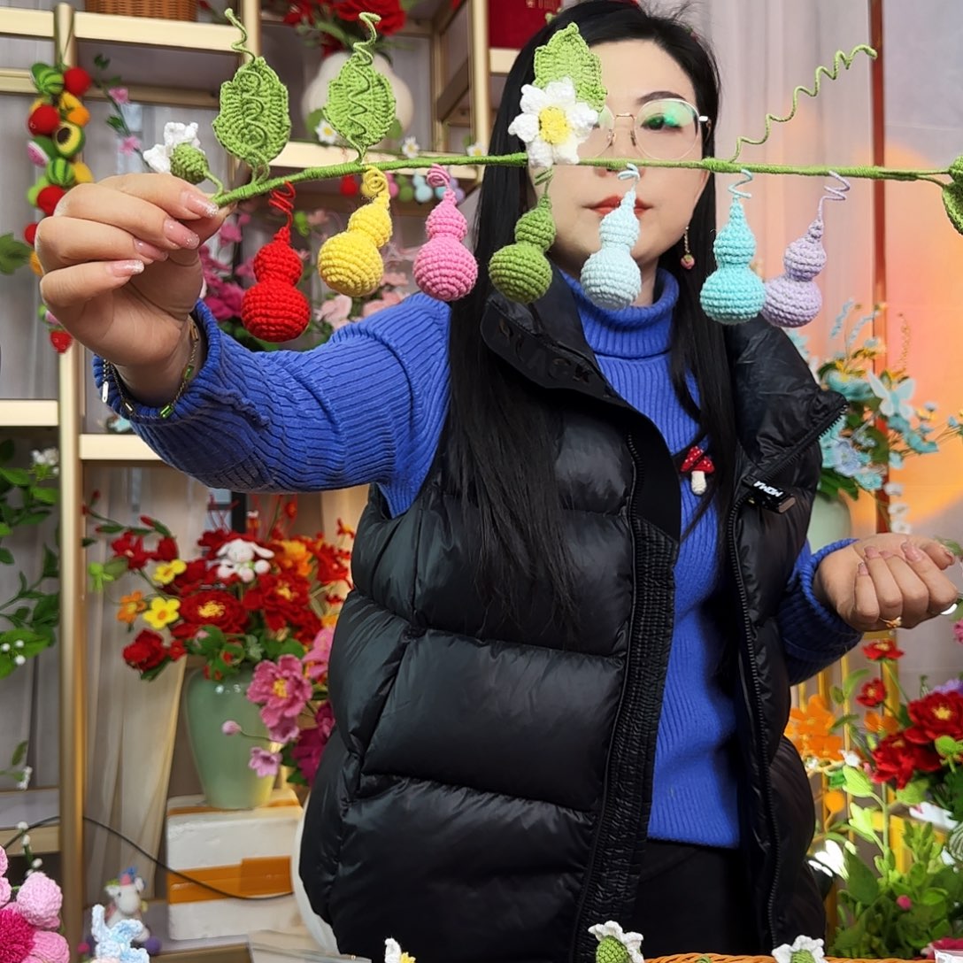 手工钩织设计葫芦