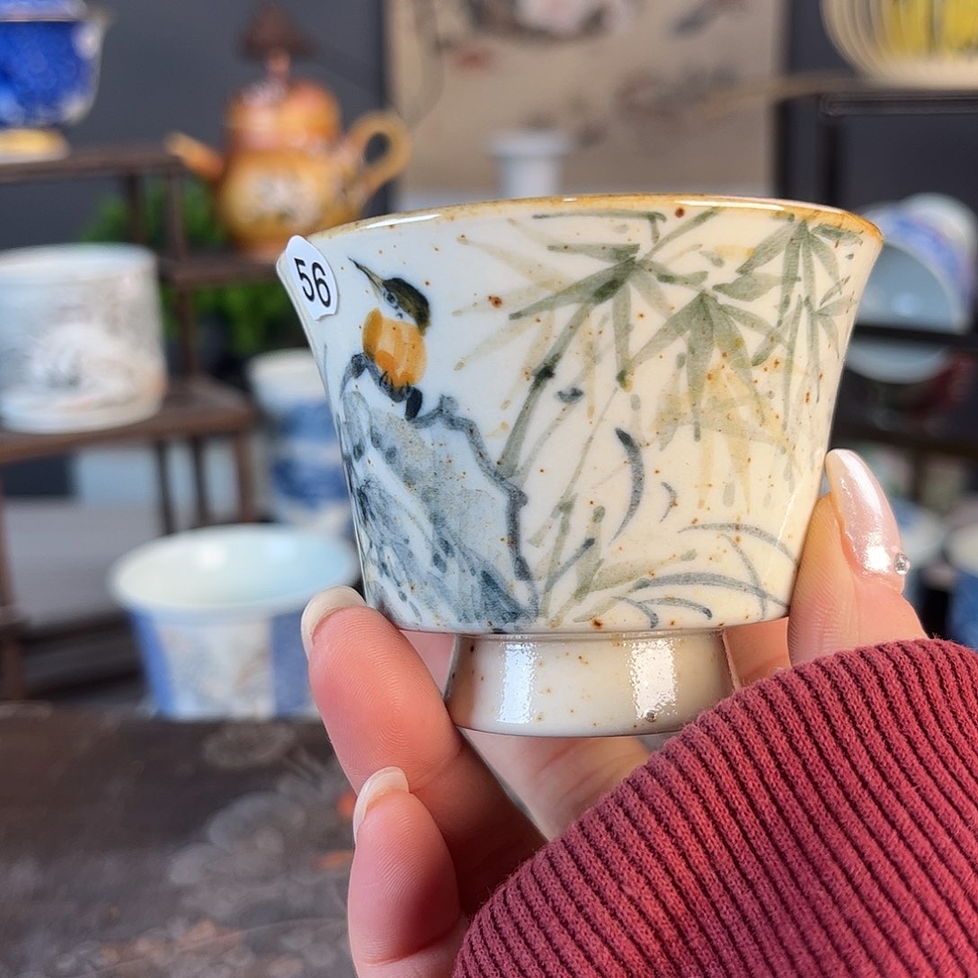 杯景德镇陶瓷茶杯多人