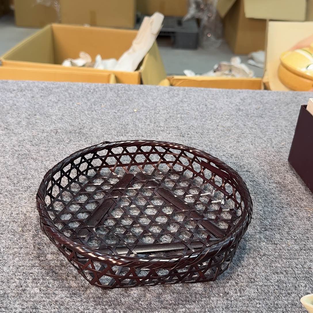 竹编中古艺术工艺美术品