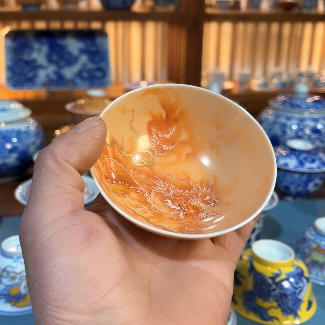 錡镇堂手工手绘杯