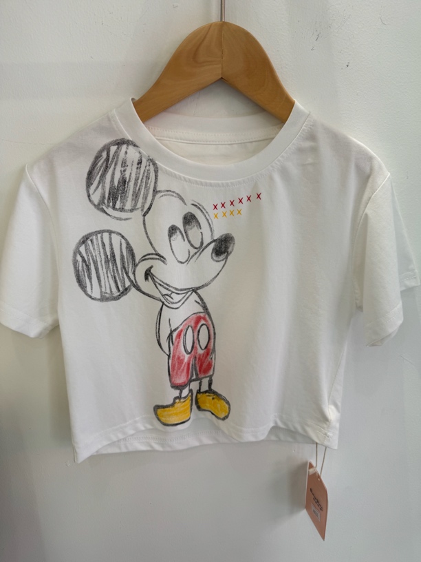 夏季女男短袖宽松型夏装印花T恤时尚小童白色家居服男童