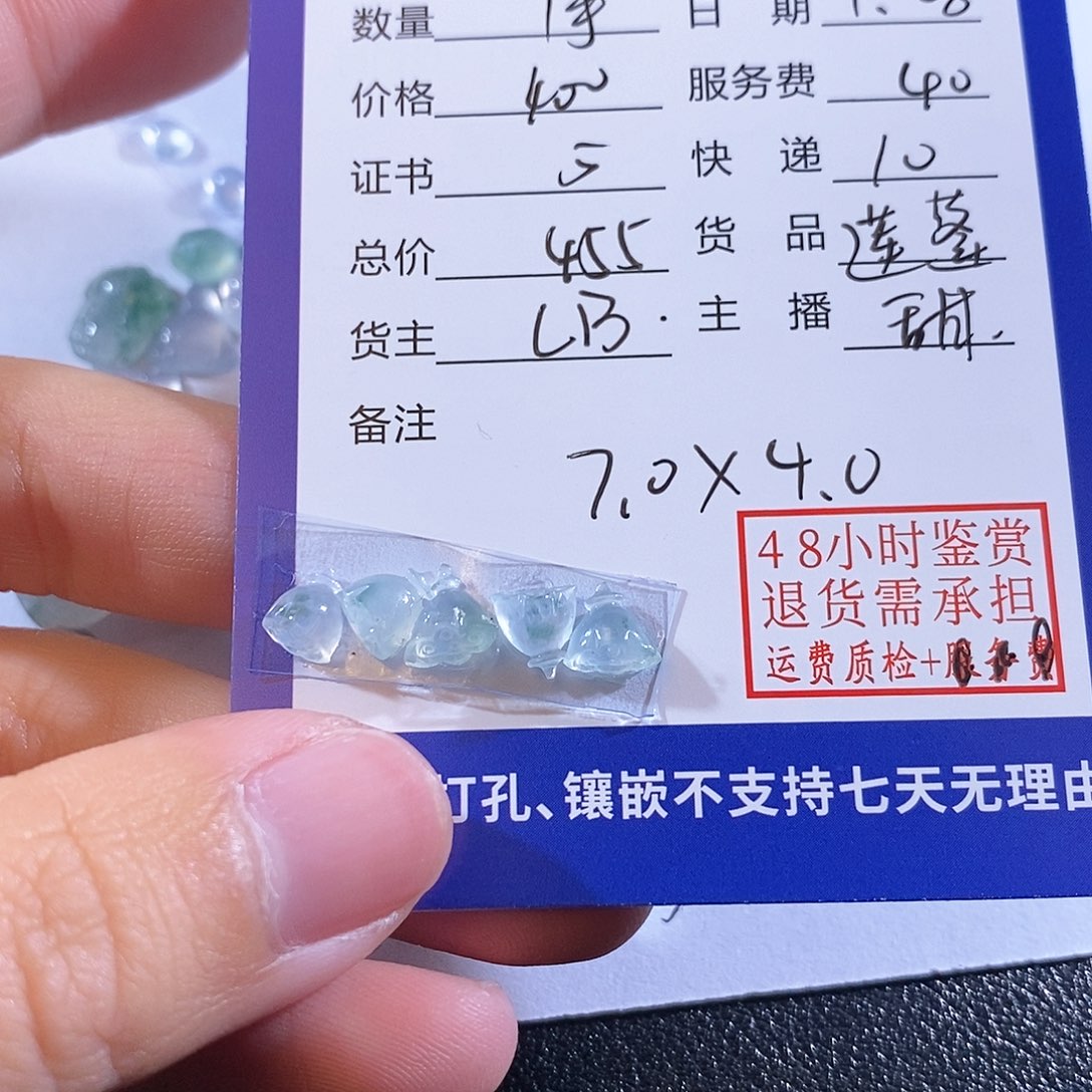 翡翠颈饰未镶嵌卢*丽