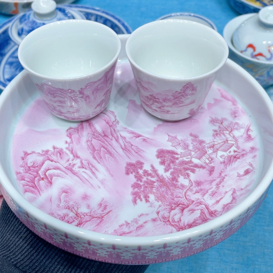 景德镇陶瓷福利专场壶呈加六只客杯