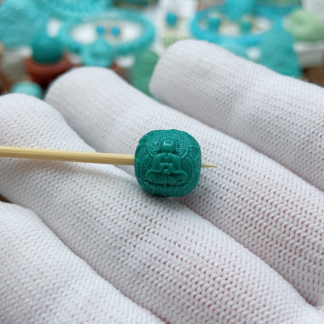 绿松石未镶嵌珠子